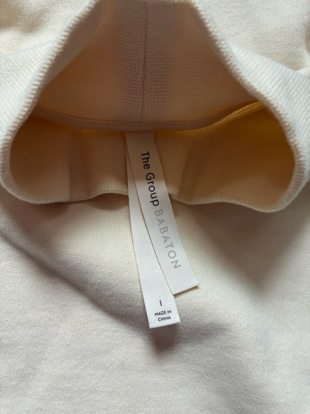Butter Cream Mock Neck Sweater - Minimal Casual Pullover - Picture 3 of 6